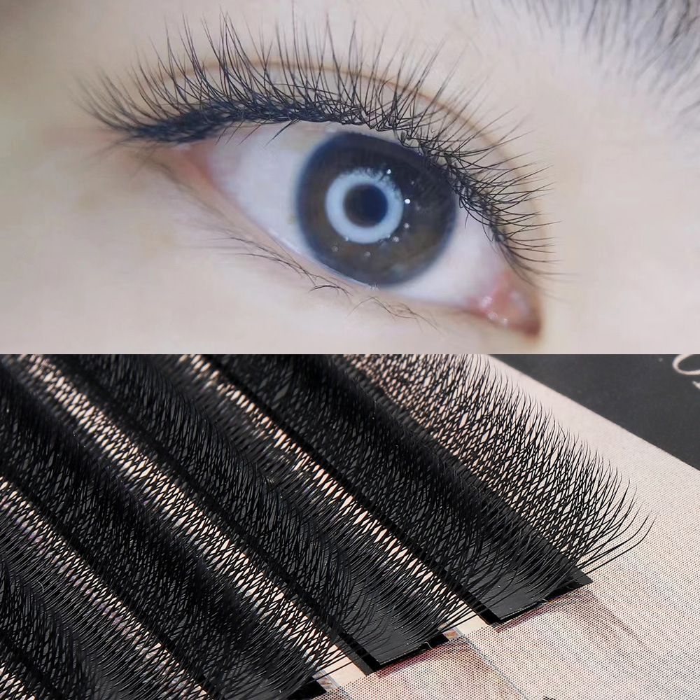 Pestañas de trébol de cinco hojas pestañas injertadas pestañas Súper suaves no dispersas floración de raíz 0,07-tipo pestañas postizas pestañas tienda de belleza especial al por mayor