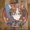 Wulang-58mm Silver Onion Double Flash Badge