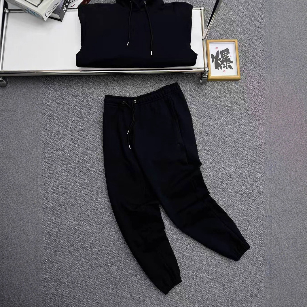 Chaqueta de tendencia impresa de letras suelta 2024 otoño invierno sudadera encapuchada pareja de camisa de terciopelo gruesa