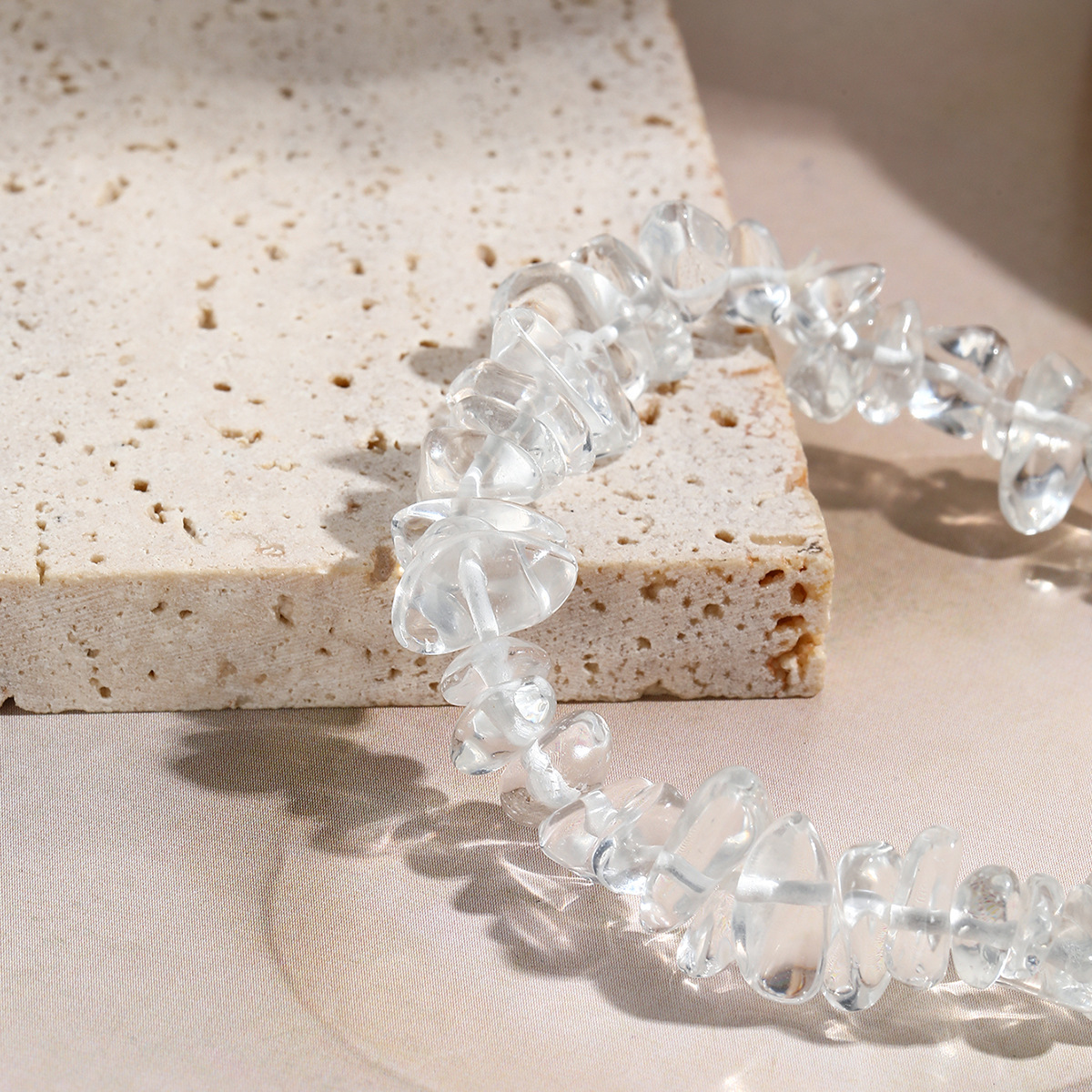 jewelry Bohemian colored gravel bracelet jewelry natural stone bracelet_voghion.com