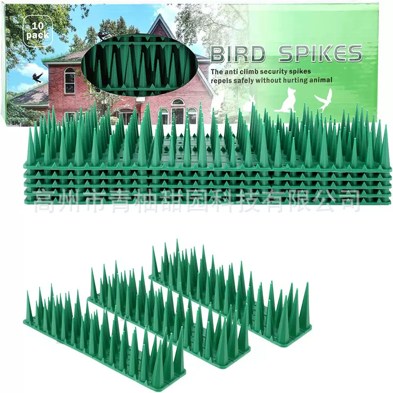 新款鸟刺10支装36CM塑胶驱鸟 防盗防鸟刺电力设备防鸟刺户外防护
