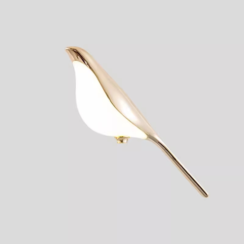 Creativo pájaro lámpara de pared dormitorio cabecera sala de estar pared moderna simple nórdica lujosa escalera de pasillo porche lámpara de pared