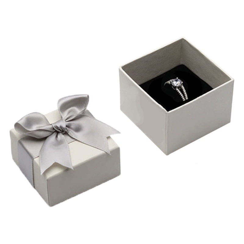 Bogali коробка упаковки ювелирных изделий лук небо и земля крышка кольцо ожерелье браслет пыленепроницаемый хранения подарок-дающий сумочку