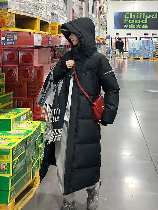 2023 invierno nuevo algodón de rodilla larga ropa de moda femenina de estilo coreano suelta chaqueta de algodón de tamaño grande chaqueta gruesa image 5