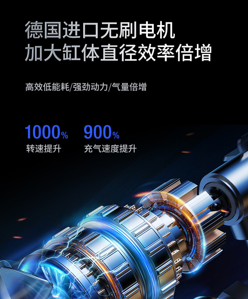New Cross-Border Model of Vehicle-Mounted Emergency Power Supply All-In-One Device with Lithium Battery Jump Starter and Powerful Air Pump
