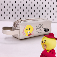 韓男團Stray Kids風格周邊方燦 李旻浩黃鉉  韓日風學生筆袋BD15