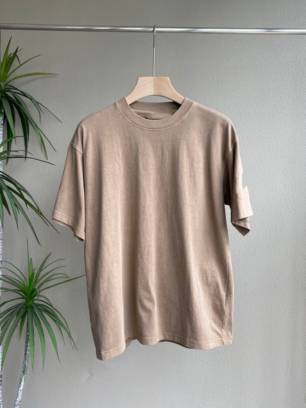 Lavados de algodón mangas cortas para brazaletes viejos lavado con agua hacer viejos brazaletes mangas cortas