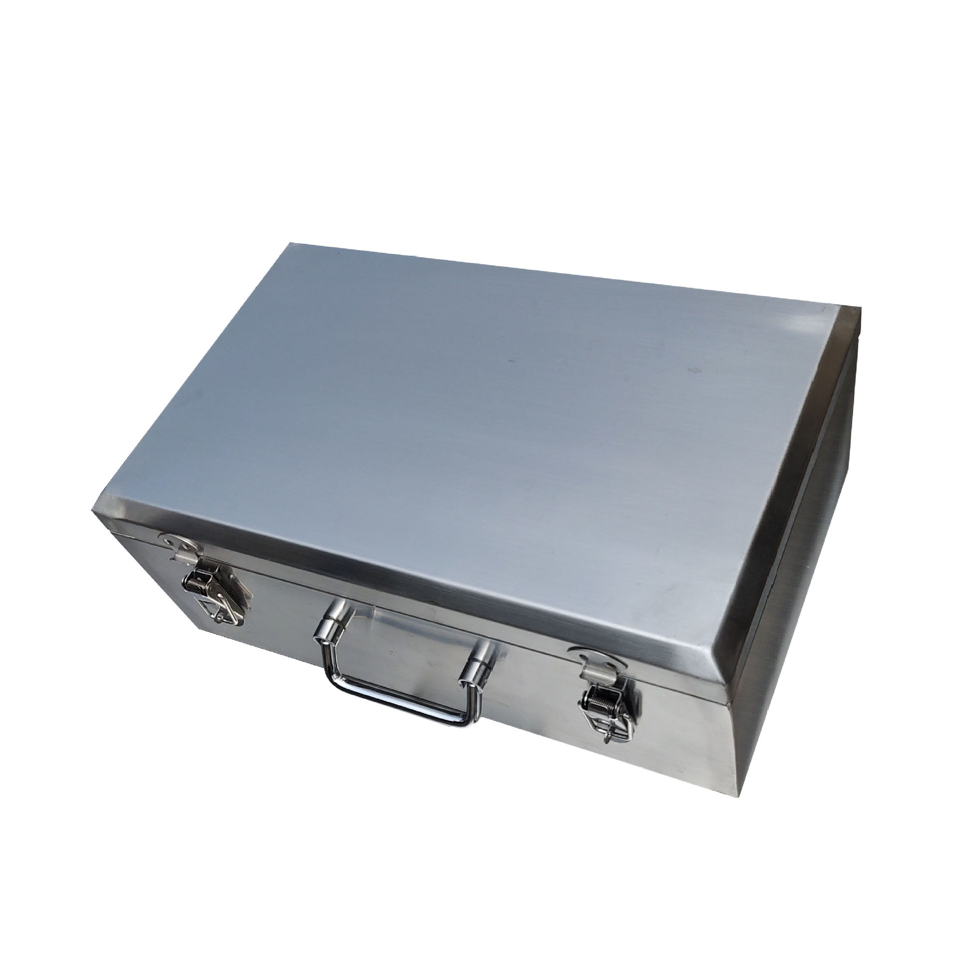 스테인레스 스틸 도구 상자 304 재료 휴대용 저장 상자 바퀴 하드웨어 유지 보수 대형 공구 저장 상자