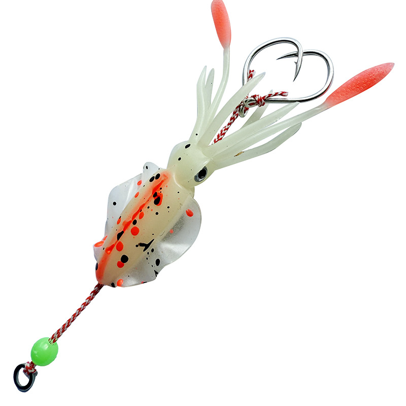 Sea fishing squid bait soft bait bionic simulation squid bait sea fishing boat fishing cuttlefish fake bait Lua bait octopus octopus 5