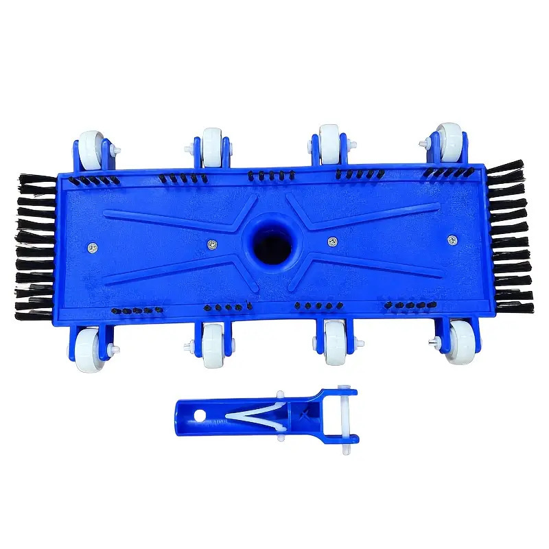 Piscina reforzada cabeza de absorción de suciedad 14 pulgadas piscina con cepillo lateral productos de limpieza de piscina en stock directo transfronterizo