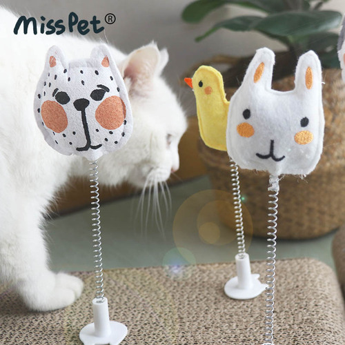 MISSPET Cat Teaser, Interactive Cat Toy, Entertaining and Fun, Cat Scratch Board Companion