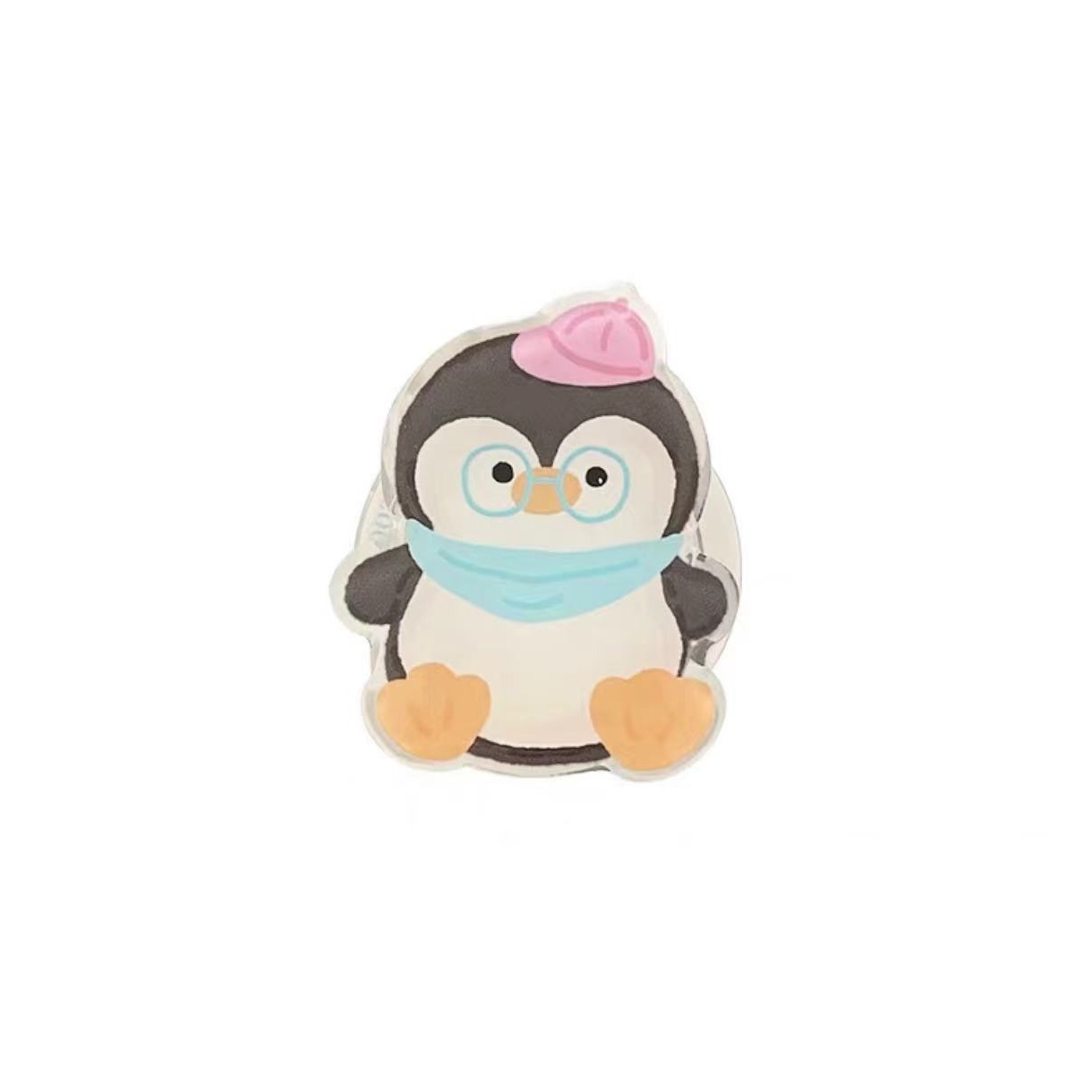 Soporte magnético de animal lindo de dibujos animados para carcasa de iPhone portátil Huawei desmontaje soporte telescópico chica