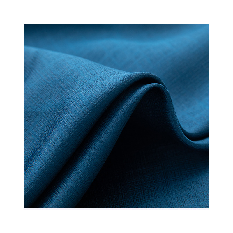 Fábrica en stock nuevo color puro Praga alto sombreado cortina de tela piso sombrilla cortina de ingeniería terminada Orden de tela