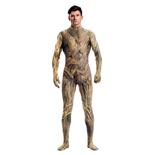 2023 New Cross-border Animation Groot Clothing Performance Clothing Adult Tight Jumpsuit Factory Outlet
