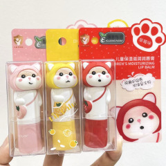 Peiqiao カバー子供用かわいい保湿保湿乾燥防止子供用フルーティーリップクリーム 7022