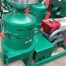 芝麻花生酱破碎机磨坊用稻谷碾米机高粱水稻脱皮机麦仁脱皮机