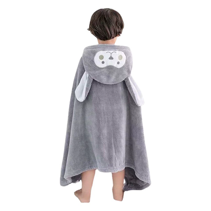 Производитель оптовая детская юбка для ванной с капюшоном вышивка коралловый бархат плащ купальный халат милый мягкий впитывающий пляжное полотенце