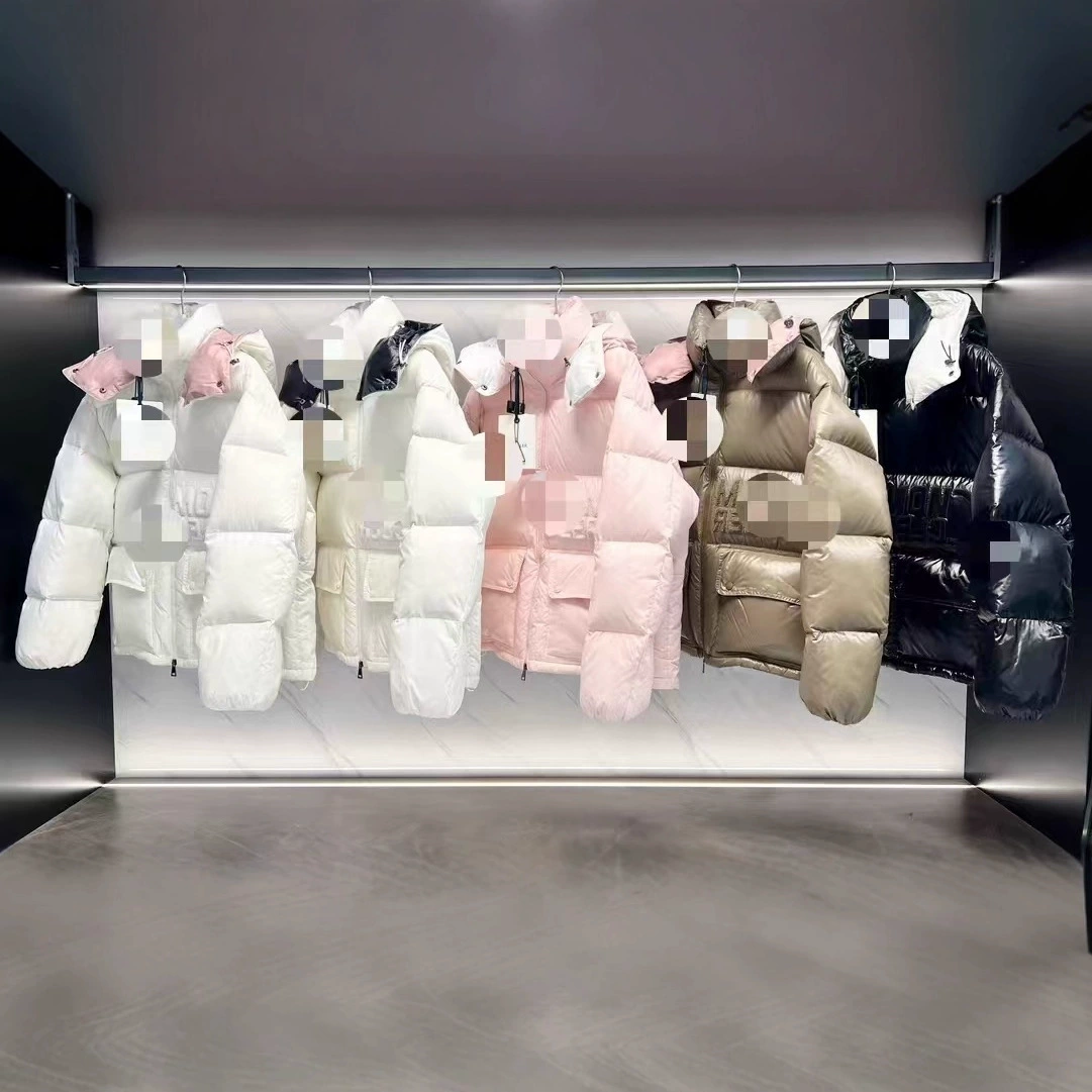 正确版本M家25FW新款毛巾绣LOGO Abbaye短款连帽羽绒服OS版型百搭