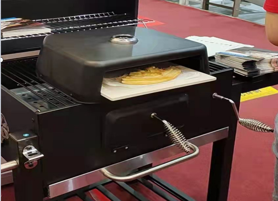 Soy una fábrica de chapa de hierro de acero inoxidable cordierita pizza estufa pizza pan pizza horno