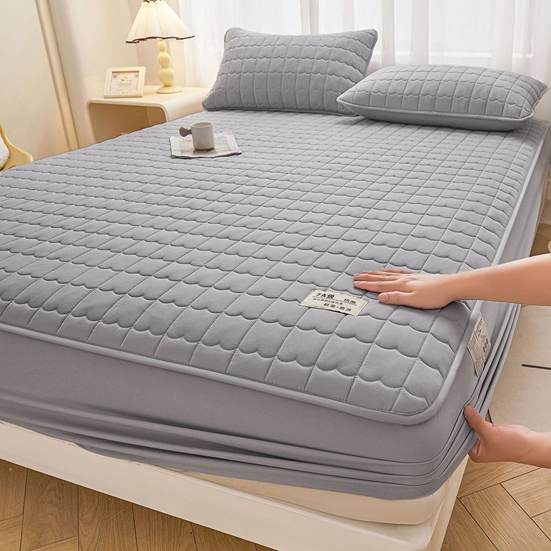 Class a Maternal and Infant Cotton Protective Cover, Fitted Sheet, Bedspread, Thickeneded Three-Piece Dust-Proof Fully Surrounded Quilted Single Straight Hair Factory