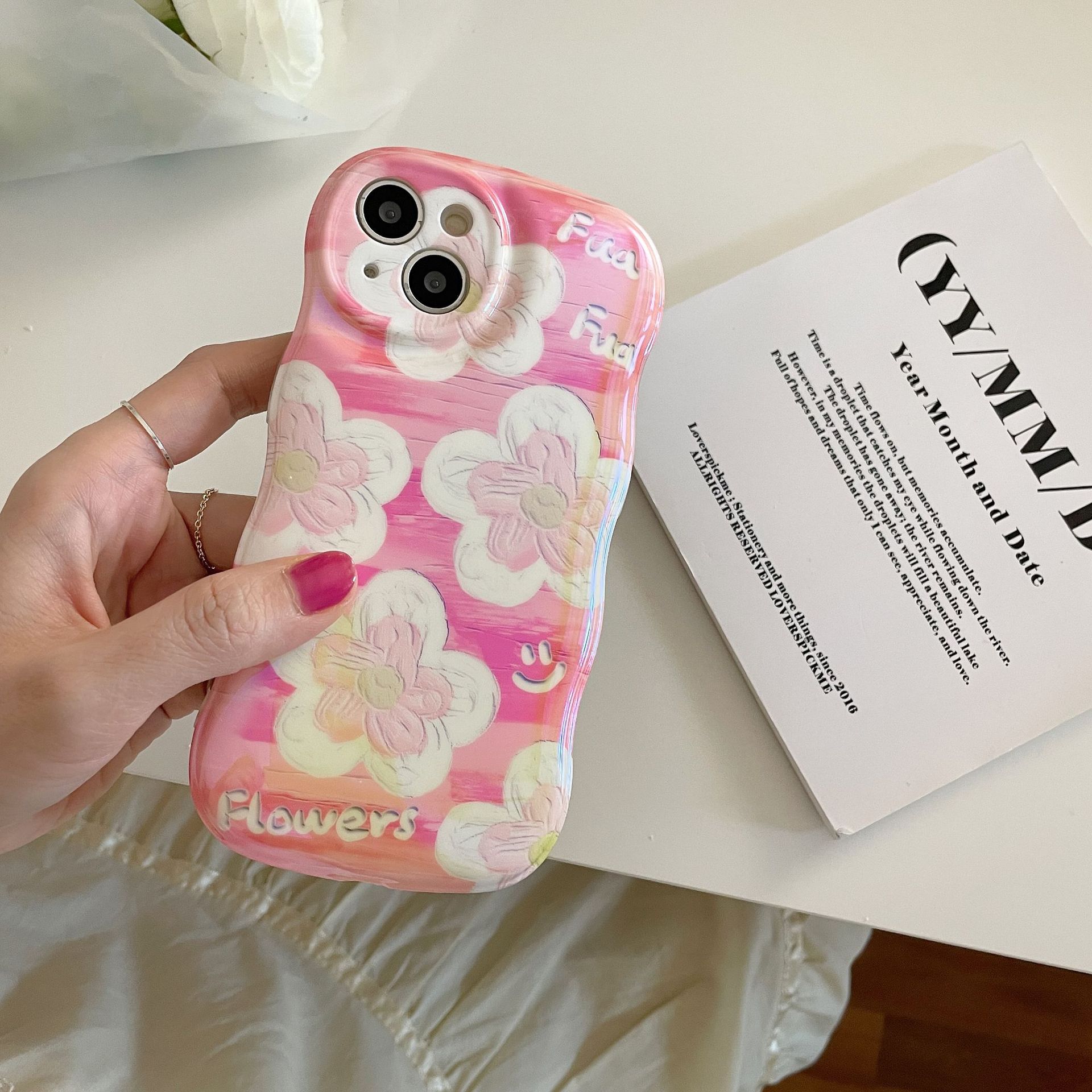 Title 11, Nuova pittura a olio Fiori Gialli e Bianchi cop...