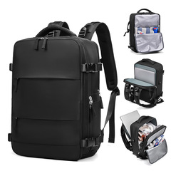 旅行リュックサック男性大容量軽量荷物リュックサック乾湿分離短距離旅行カバン女子大学生カバン