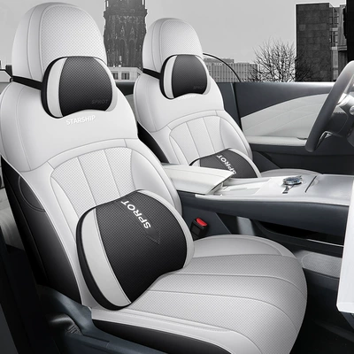 Universal Seat Cover All-inclusive Leather – Modelə uyğun (Original) oturacaq örtükləri - mirror-lake-gray-deluxe-edition-galaxy-starship-7