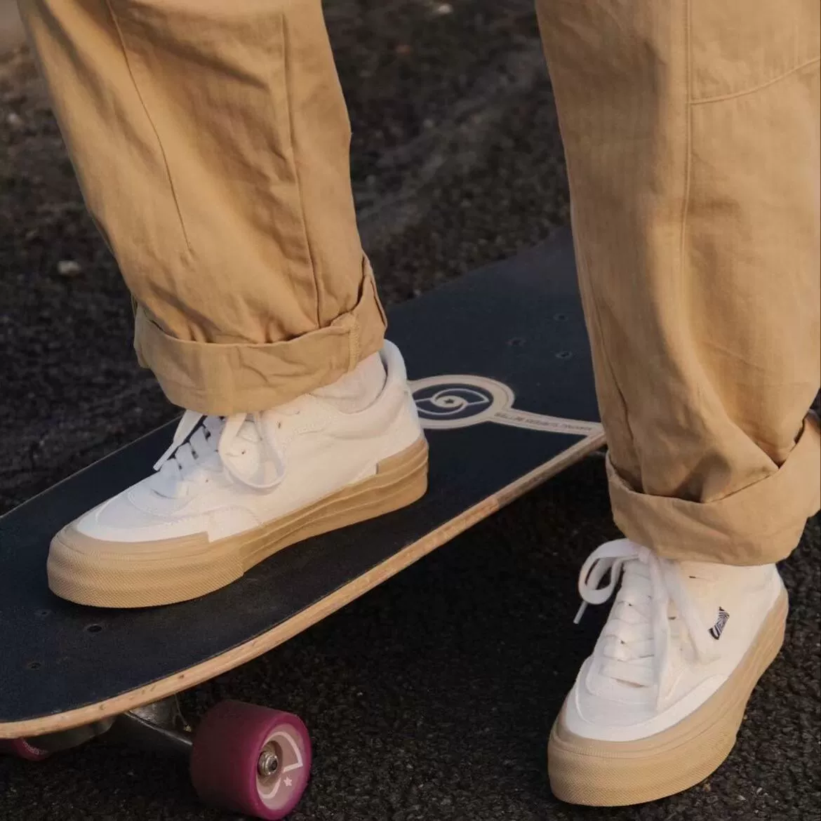 Putian shoes VISION canvas shoes classic retro low -top black men and women street skateboard sports casual board shoes