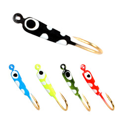 25mm/0.7g Glow-in-the-dark Ice Fishing Hook Lure Mini Small Lead Ice Fishing Hook Set Fishing Hooks