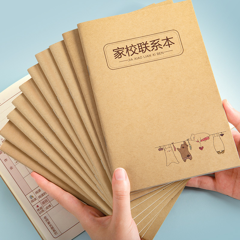 Home and School contact this homework registration book Primary School students remember homework copy homework check thickened notepad wholesale Home and School contact this homework registration book Primary School students remember homework copy homework check thickened notepad wholesale