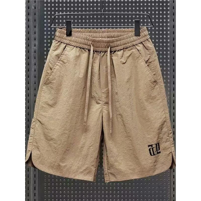 Clearance Sale Ice Silk Casual Shorts for Men, Summer Thin Loose Sports Quick-Dry Cargo Shorts, Five-Point Beach Shorts