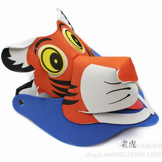 Día del niño Eva sombrero para el sol actividades entre padres e hijos dibujos animados animal tocado doce tocado del zodiaco