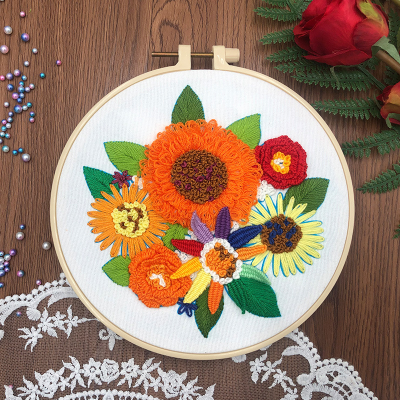 Suzi bordado original-Nuevo bordado DIY punto de cruz hecha a mano paquete de material de tela conjunto fabricante creativo en Stock Nuevo