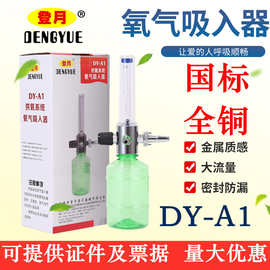 中心供氧系统氧气吸入器墙式氧气湿化瓶墙壁式氧气流量表国标全铜