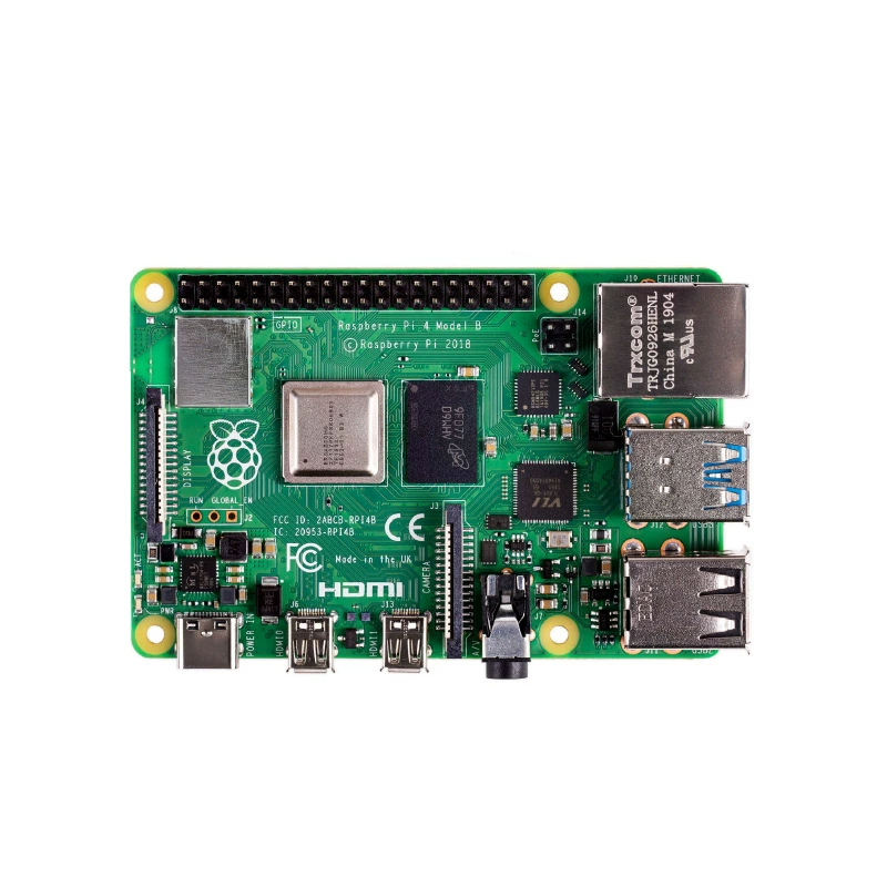 Raspberry Pi 4B, плата разработки 4-го поколения B, AI/искусственный интеллект, комплект Python, 8 ГБ
