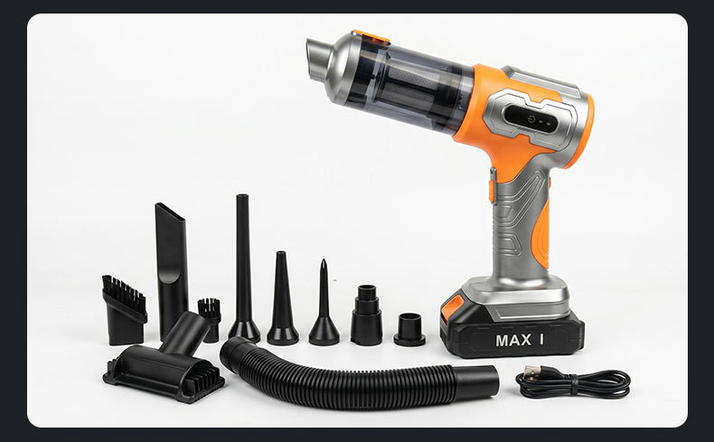 Car-Mounted Wireless Vacuum Cleaner, Dust Remover, High Suction Power, Rechargeable, Mini Portable Handheld, Blowing and Suction Integrated, High Power, for Home Use