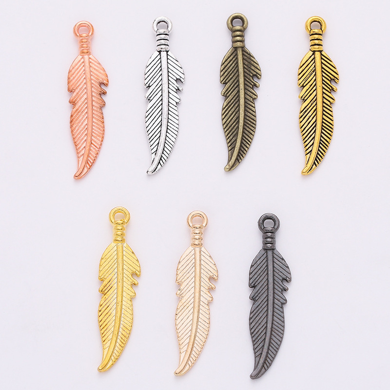 New 27X7Mm Feather Leaf Pendant, Popular in Europe and America, DIY Necklace and Bracelet Accessories, Zakka, Direct Sales from the Manufacturer New 27X7Mm Feather Leaf Pendant, Popular in Europe and America, DIY Necklace and Bracelet Accessories, Zakka, Direct Sales from the Manufacturer