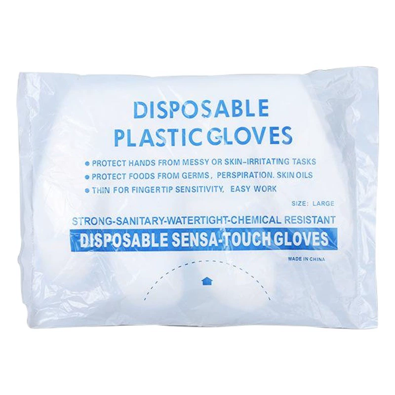 Одноразовые полиэтиленовые перчатки оптом Beauty Hair пластиковые перчатки для общественного питания бытовые прозрачные перчатки Производители в наличии