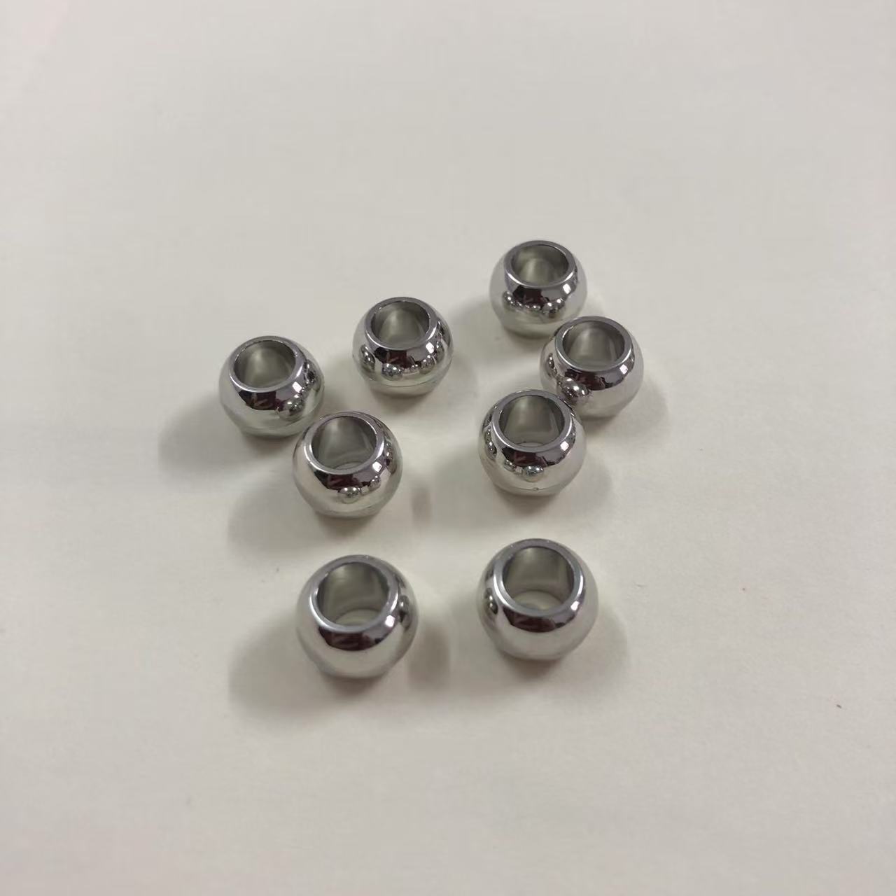 Plastic Hollow Beads, Adjustable Hollow Beads in Both Directions, Movable Wrist Strap Fixing Bead Buckle, DIY Adjustable