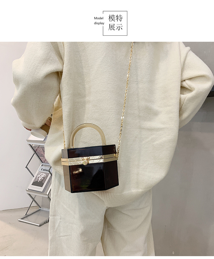 Fashion Simple Acrylic Transparent Bag display picture 13