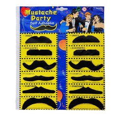 Cross-border Halloween performance stage birthday party decoration false mustache props film performance plush mustache set