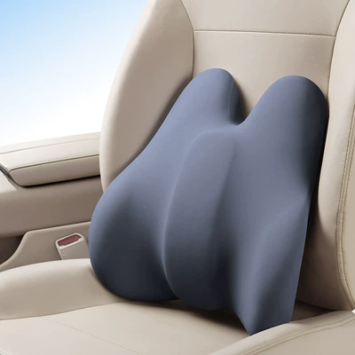 Car Seat Cushion Car – Waist support - lake-blue