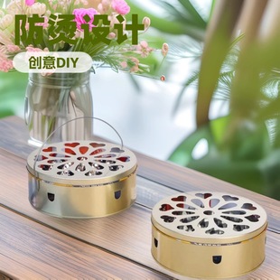 Mosquito-Repellent Incense Box, Portable Mosquito-Repellent Incense Box with Lid, Fire-Proof and Anti-Scalding Mosquito-Repellent Incense Box, Heightened and Thickened Ash Box, Sandalwood Stove Mosquito-Repellent Incense Box
