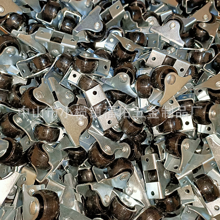 1寸PP导轨轮现货厂家直供1.25寸1.5寸2寸2.5寸3寸万向轮家具脚轮