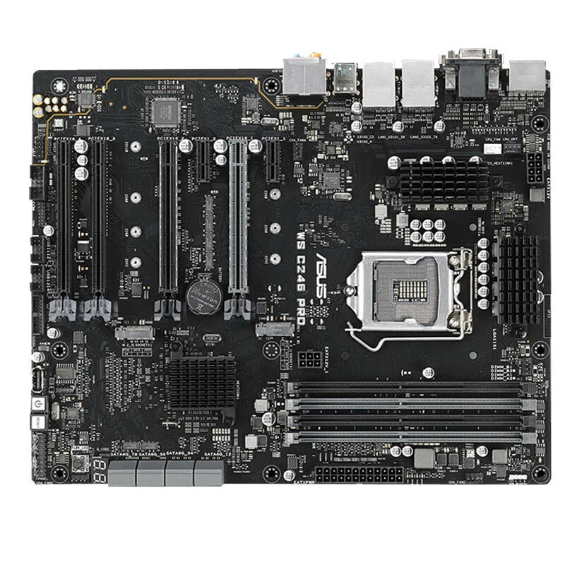 Applicable workstation Intel ASUS WS C246 Pro motherboard supports the most Core processor