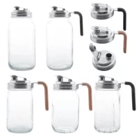 Амазонка 64OZ бутылка для напитков Mason Coffee Фильтр 320Z бутылка фруктового сока фермент прозрачный холодный чайник трансграничный набор