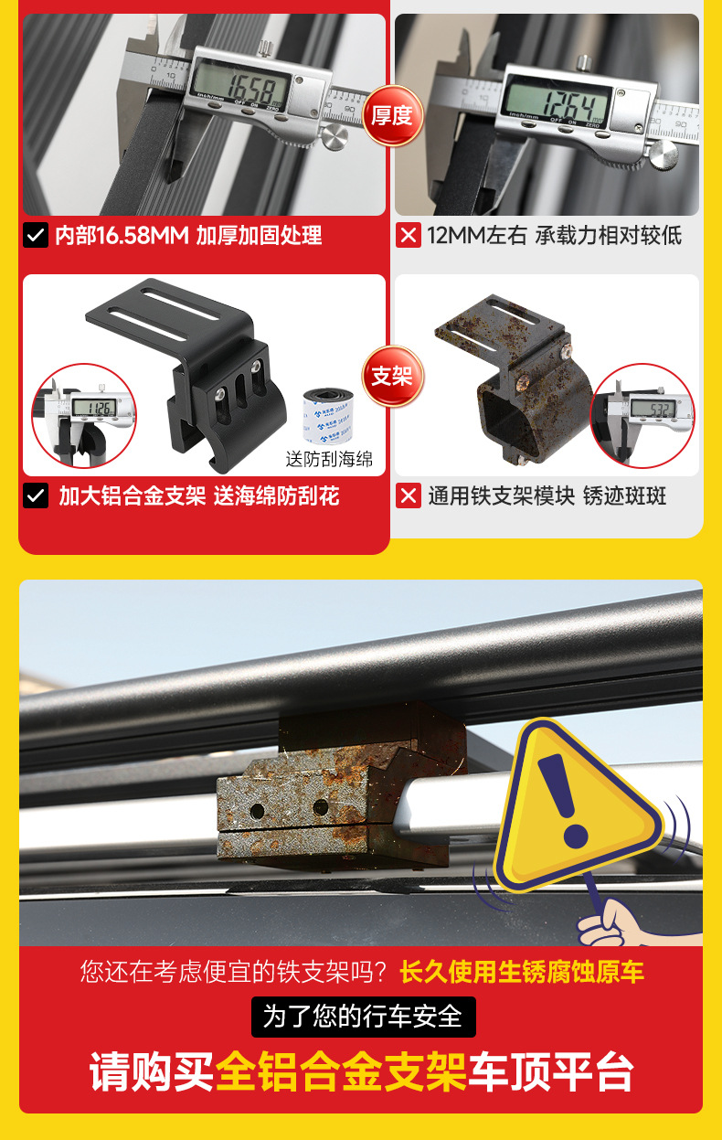 Haval V7 Menglong Plus Haval H9 Luggage Rack Modification with Spotlights, Folding Ladder, Side Tent, and Backpack