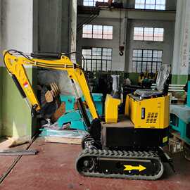 小挖机型图片  履带式小型挖掘机  农用果园小微型挖土机家用挖土
