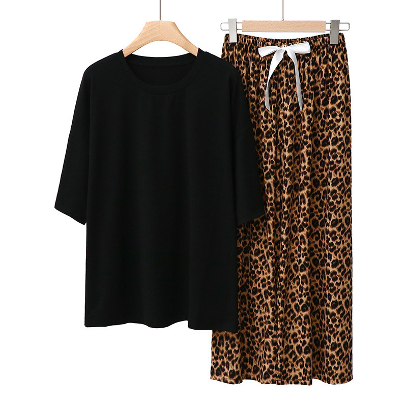 블랙 + 레오파드