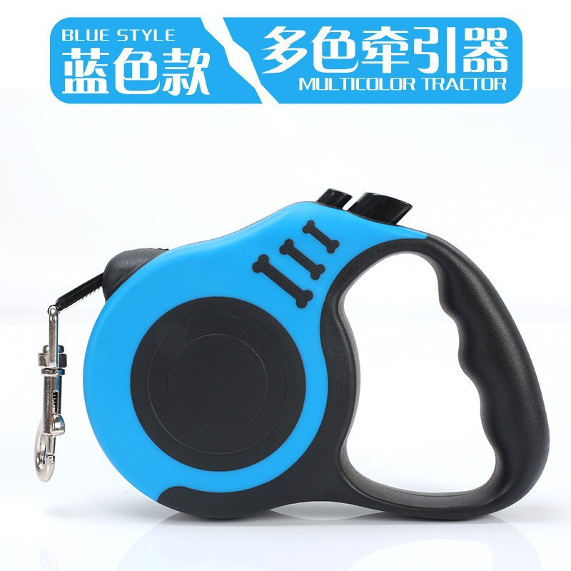 Cuerda de tracción retráctil automática explosiva de Amazon, correa para perros, cuerda para pasear al aire libre, cadena para perros, suministros para mascotas al por mayor
